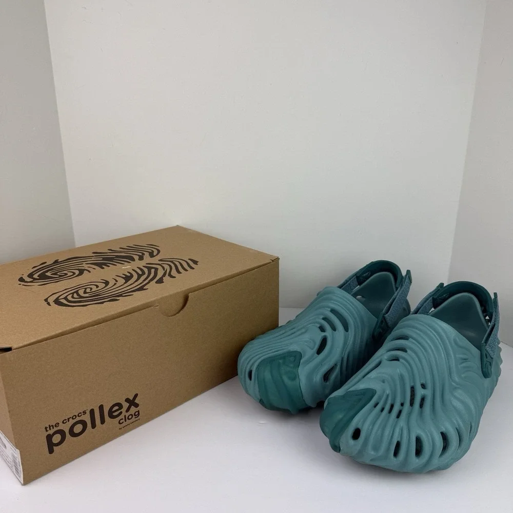 Salehe Bembury x‎ Crocs Pollex Clog Tide Turquoise Tonic Size 11 Men w Box